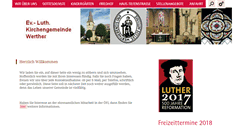 Desktop Screenshot of kirche-werther.de